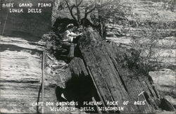 Baby Grand Piano, Lower Dells Postcard