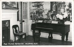 Pres. Pierce Homestead, Piano or Harpsichord Postcard