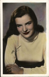 Ella Raines Actresses Postcard Postcard Postcard