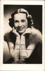 Signed Photo Jenny or Penny Parker Postcard