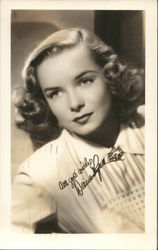 Diana Lynn, appears Hand Signed Postcard