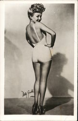 Betty Grable Actresses Postcard Postcard Postcard