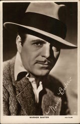 Warner Baxter Postcard