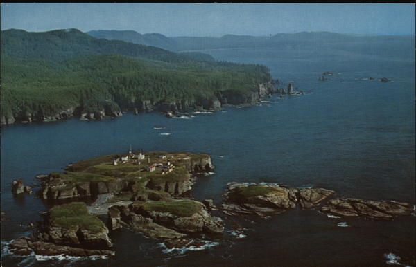 Tatoosh Island Makah Indian Reservation Clallam Bay Neah Bay WA Postcard   Card01111 Fr 