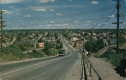 Third Avenue Overlooking Ross Lake District Postcard