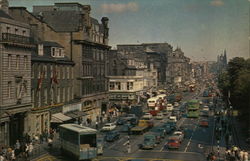 Princes Street Edinburgh, Scotland Postcard Postcard Postcard