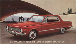 64 Valiant Signet 200 2-Door Hardtop Cars Postcard Postcard Postcard