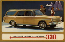 1964 Rambler American Station Wagon Postcard