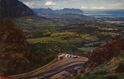 Nuuanu Pali Observation Point Postcard