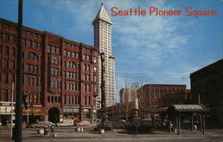 Pioneer Square Seattle, WA Postcard Postcard Postcard