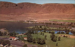 Park Lake in Sun Lakes State Park Postcard