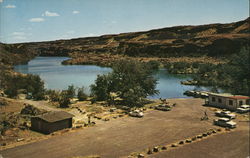 Deep Lake, Sun Lakes State Park Postcard