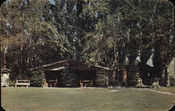 Ox Yoke Lodge, Ohme Gardens Postcard