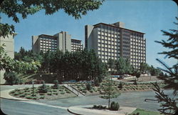 Residence Halls, Washington State University Postcard