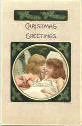 Christmas Greetings Postcard