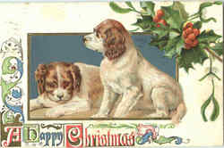 A Happy Christmas Postcard Postcard