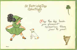 St. Patrick's Day Greetings Postcard Postcard