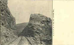 The Rock On The P. B. & E. R. R Postcard