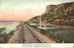 Maiden Rock Railroad (Scenic) Postcard Postcard