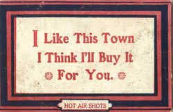 I Like this Town Postcard