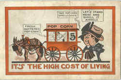 It's The High Cost Of Living Postcard