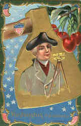 Washington His Industry Patriotic Postcard Postcard