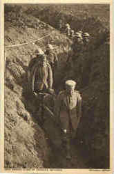 Fritz Carries In One If Canada's Wounded Military Postcard Postcard