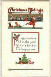 Christmas Midings Postcard