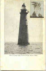 Minot's Ledge Light Postcard