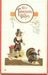 Best Thanksgiving Wishes Children Postcard Postcard