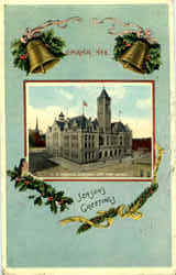 Season's Greetings Omaha, NE Postcard Postcard