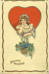 Birthday Greetings Postcard Postcard