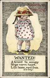 Little bashful girl Postcard