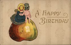 A Happy Birthday Postcard Postcard