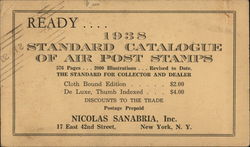 19383 Standard Catalogue of Air Post Stamps Postcard