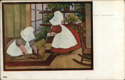 Cleaning Day Postcard