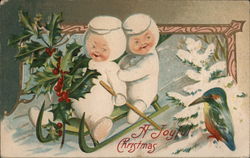 A Joyful Christmas Postcard