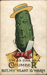 Cool Cucumber Postcard