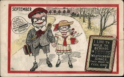 Peters' Weatherbird Shoes Advertising Postcard Postcard