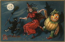 Halloween Series 150 Postcard