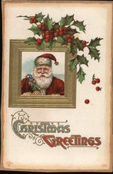 Christmas Greetings Postcard