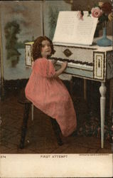 First Attempt Pianos Postcard Postcard