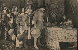 Scene from Les Trois Mousquetaires (The Three Musketeers) 1921 Actors Postcard Postcard