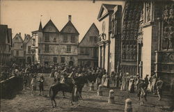 Scene from Les Trois Mousquetaires (The Three Musketeers) 1921 Actors Postcard Postcard