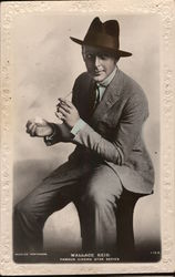 Wallace Reid Actors Postcard Postcard