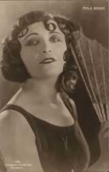 Pola Negri Actresses Postcard Postcard