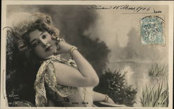 Anna Held Actress Actresses Postcard Postcard