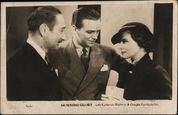 Morning Glory with Katherine Hepburn & Douglas Fairbanks Jnr. Actors Postcard Postcard