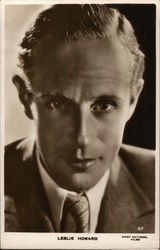 Leslie Howard Actors Postcard Postcard