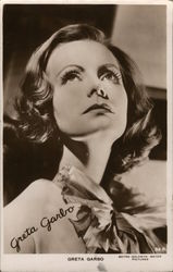 Greta Garbo Actresses Postcard Postcard